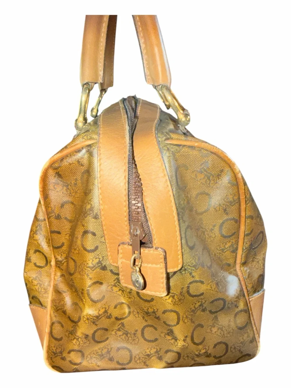 Celine Vintage C-Monogram Horse & Carriage Boston Bag Diffusion